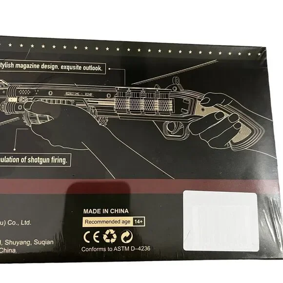 ROKR DIY‎ 3D Wooden Puzzle Terminator M870 Shotgun New - Picture 3 of 7